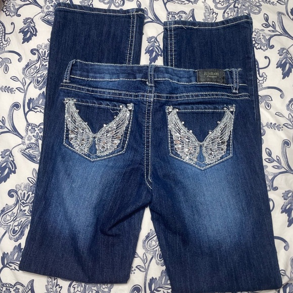 Zco Women's Blue Jeans - Picture 3 of 4